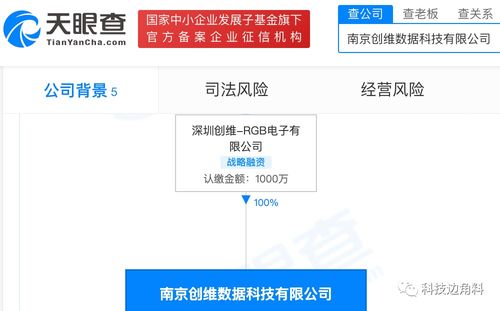 創維RGB于南京成立數據科技公司，拓展稅務與信息系統集成服務
